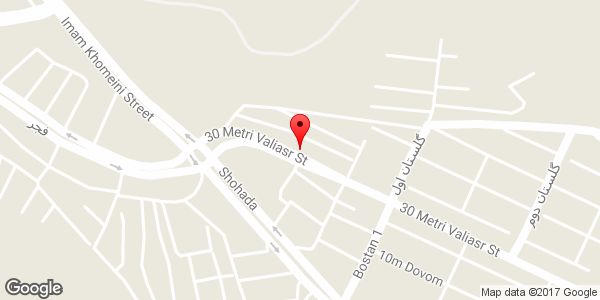 موقعیت گالری مبل پدیده روی نقشه