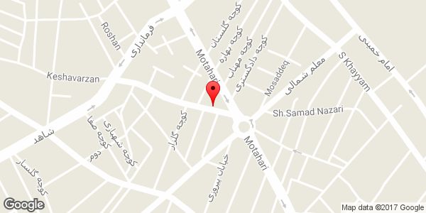 موقعیت سوپر مارکت روی نقشه