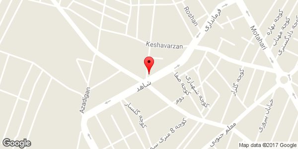 موقعیت پرنده فروشی روی نقشه