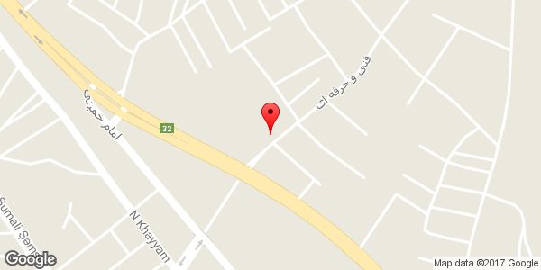 موقعیت صنایع چوبی و MDF فرقانی روی نقشه