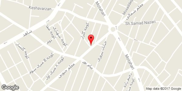 موقعیت گالری نایس روی نقشه