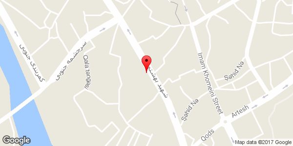 موقعیت فروشگاه و تعمیرگاه پیشتاز موتور روی نقشه