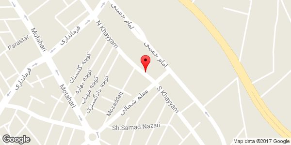 موقعیت ارزانسرای خیام روی نقشه