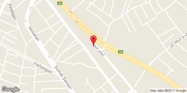 موقعیت جلوبندی سازی و مکانیکی علیرضا روی نقشه