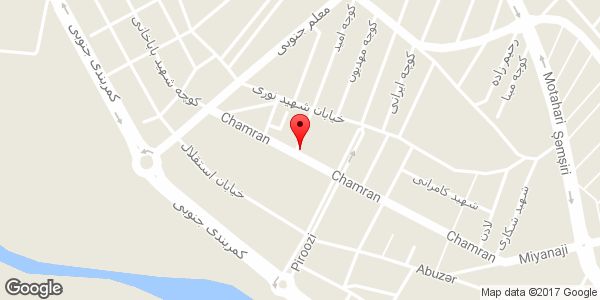 موقعیت برنج فروشی روی نقشه