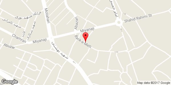 موقعیت دبیرستان دخترانه شهدای زینبیه روی نقشه