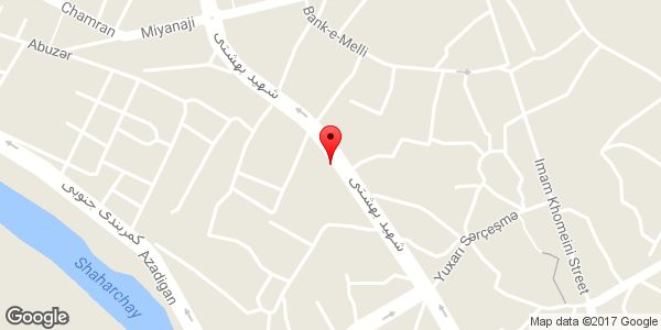 موقعیت سوپر مارکت روی نقشه