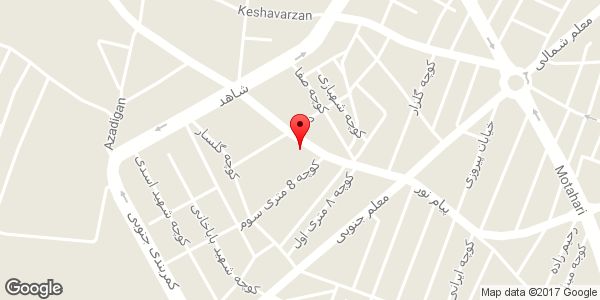 موقعیت هایپر مارکت دولتی روی نقشه