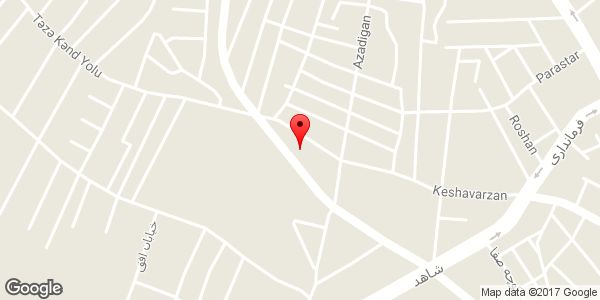 موقعیت سرویس بهداشتی پارک آزادگان روی نقشه