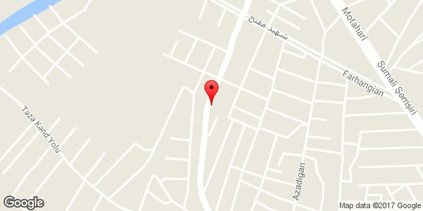 موقعیت نمایندگی خدمات پس از فروش برادران کوهی روی نقشه