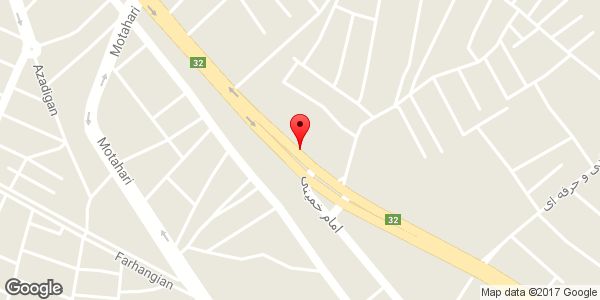 موقعیت فروشگاه ابزار آلات روی نقشه