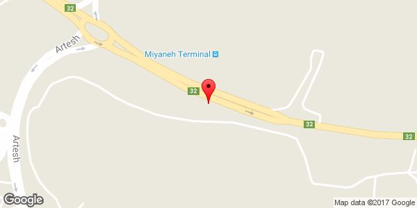 موقعیت فروشگاه لوازم یدکی روی نقشه