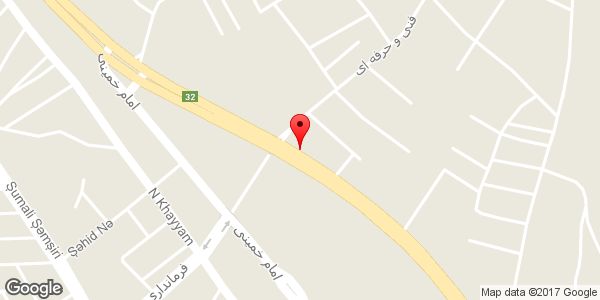 موقعیت صافکاری علی ابراهیمی روی نقشه