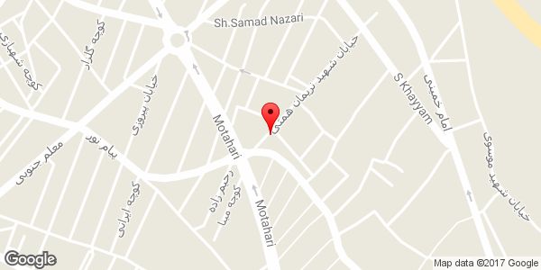موقعیت سالن زیبایی بانو ماهک روی نقشه