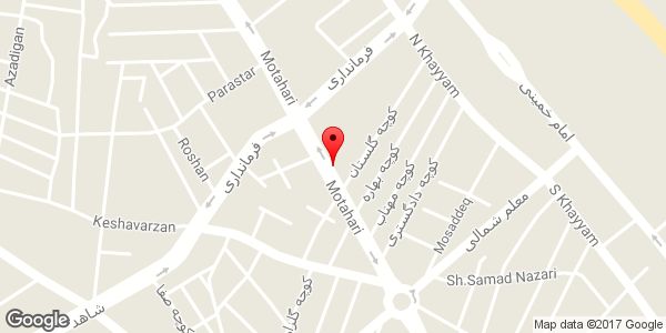 موقعیت فرش غزال روی نقشه