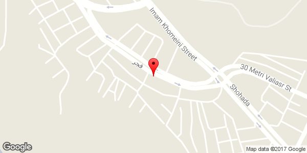 موقعیت نمایشگاه رخش روی نقشه