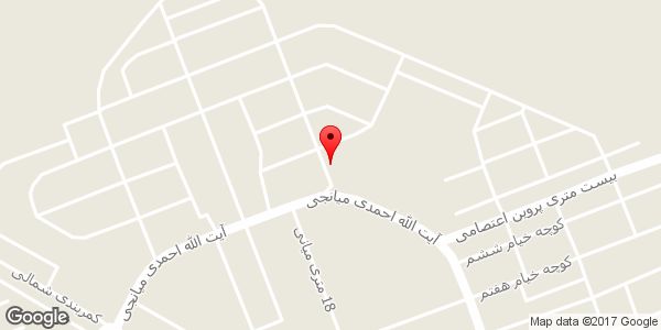 موقعیت فروشگاه باران روی نقشه