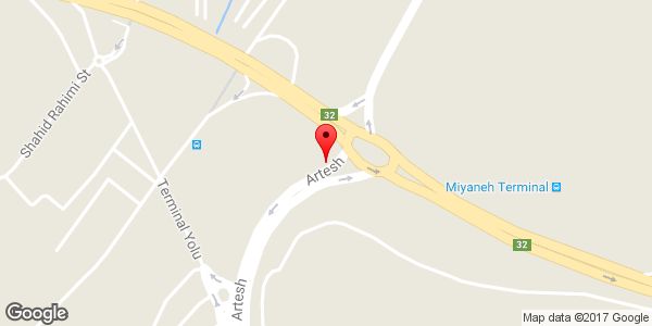 موقعیت لوازم یدکی امید روی نقشه