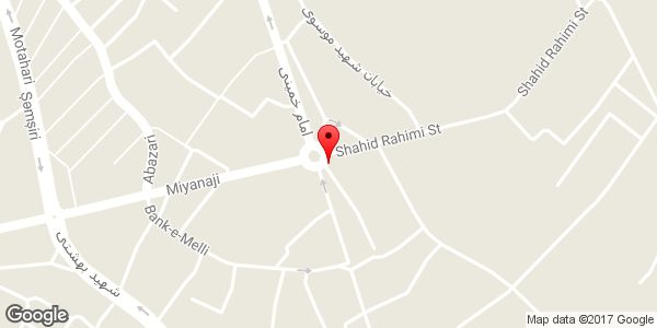 موقعیت میوه فروشی روی نقشه