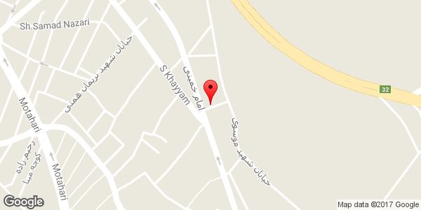 موقعیت کلینیک لپ تاپ روی نقشه