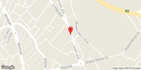 موقعیت الکتریکی علیخانی روی نقشه