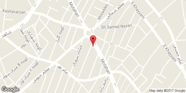 موقعیت پوشاک شوکا روی نقشه