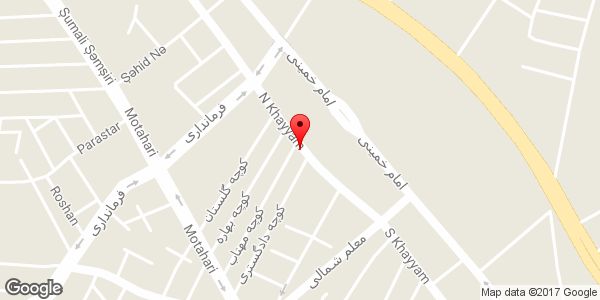 موقعیت فروشگاه لوازم موسیقی مختاری روی نقشه