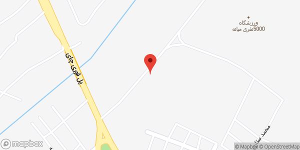 موقعیت پلیس راهنمایی و رانندگی شهرستان میانه روی نقشه