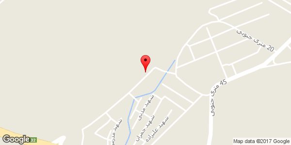 موقعیت خیاطی روی نقشه