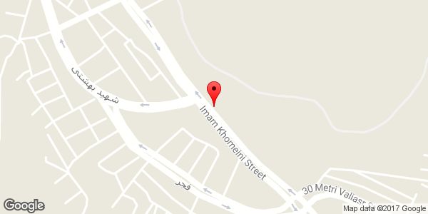 موقعیت مصالح ساختمانی ناصری روی نقشه