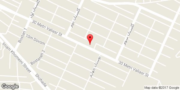 موقعیت اداره گاز شهرستان میانه روی نقشه