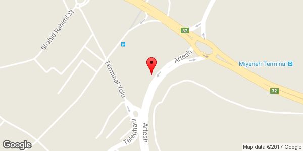 موقعیت صافکاری میثم روی نقشه