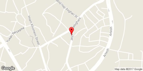 موقعیت دبیرستان دخترانه پروین اعتصامی روی نقشه