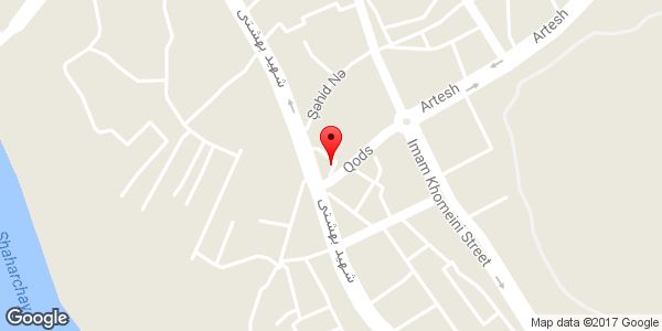 موقعیت نانوایی (سبوس دار) روی نقشه