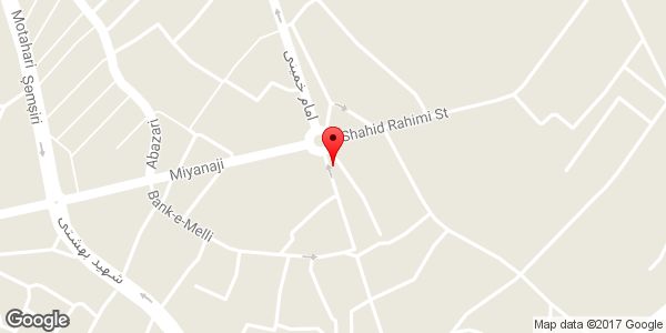 موقعیت میوه و سبزی فروشی روی نقشه