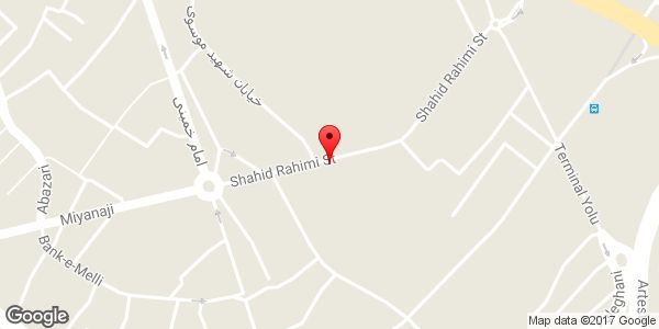 موقعیت فروشگاه رضا قلی زاده روی نقشه