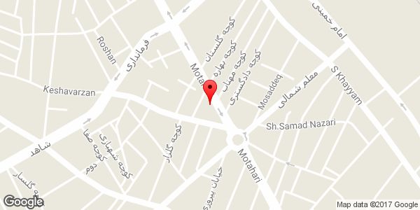 موقعیت فروشگاه الکترونیک ایستا روی نقشه