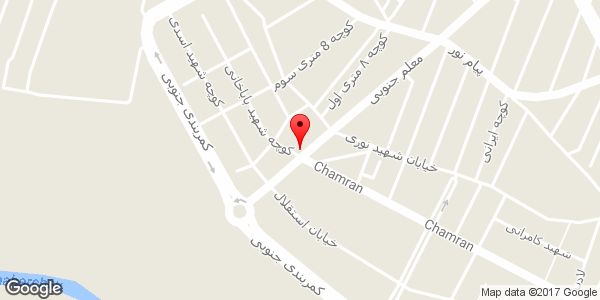 موقعیت صنایع چوبی بهساز روی نقشه