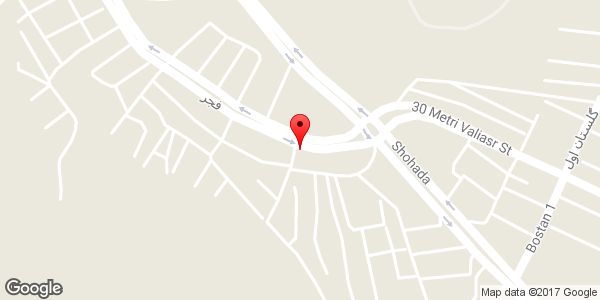 موقعیت سوپر مارکت امید روی نقشه