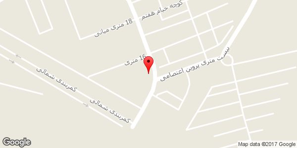 موقعیت خواربار و لبنیاتی پارسا روی نقشه