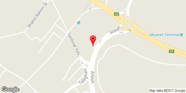 موقعیت جوشکاری درب و پنجره و تانکر سازی محمودی روی نقشه