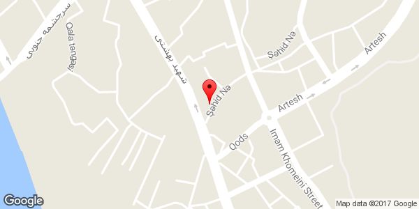 موقعیت فروشگاه موتور سیکلت روی نقشه