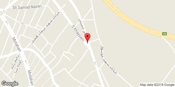 موقعیت املاک متین روی نقشه