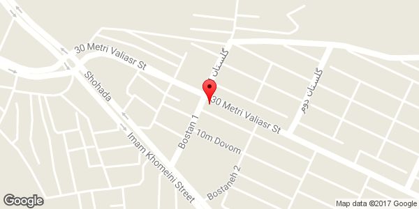 موقعیت سوپر مارکت طاها روی نقشه