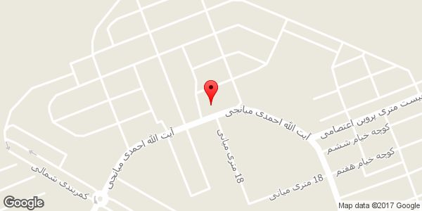 موقعیت لوازم تحریر تندیس روی نقشه