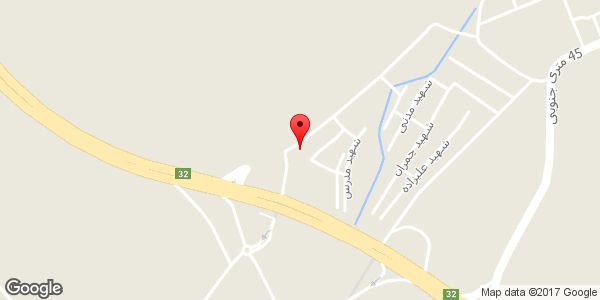 موقعیت ایزوگام حمید روی نقشه