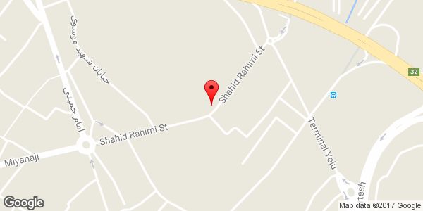 موقعیت ظروف پلاستیکی امیر حسین روی نقشه