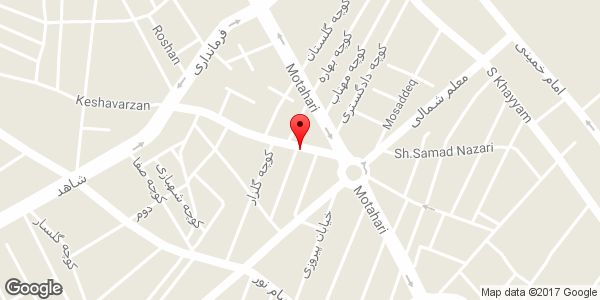 موقعیت سوپر گوشت غفاری روی نقشه