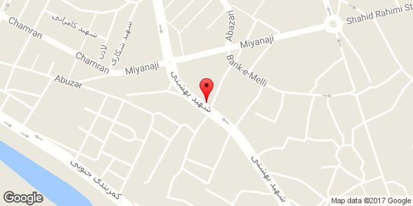 موقعیت میوه فروشی روی نقشه