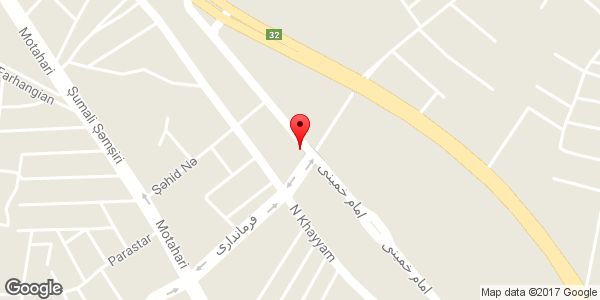 موقعیت معاونت امور تعاون و امور درمان روی نقشه